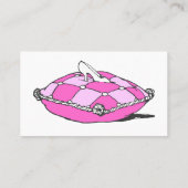 Assepoester Slipper Pink - Aangepaste tafelkaarten Plaatskaartje (Achterkant)