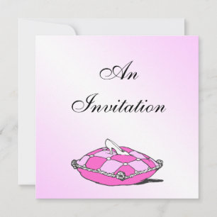 Assepoester Slipper Pink Pillow Vrijgezellenfeest Kaart