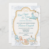 Assepoester Uitnodiging tot Baby shower van het Ve (Voorkant / Achterkant)