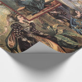 Assepoester voor kerstmis Cadeaupapier (Hoek)