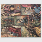 Assepoester voor kerstmis Cadeaupapier (Vlak)