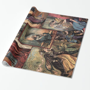 Assepoester voor kerstmis Cadeaupapier