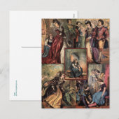 Assepoester voor kerstmis Feestdagenkaart (Voorkant / Achterkant)