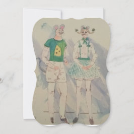 Assepoester: Wenskaart Feestdagenkaart