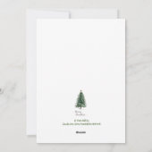 Assertive Woman Stern Lecture schilderde karikatuu Feestdagenkaart (Achterkant)