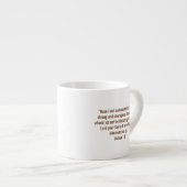 Assertiveness Espresso Cup Kop (Voorkant rechts)