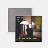 Asseyez-vous ici pour le présent aimant (Recto/Verso)