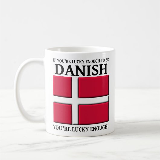 Assez Chanceux Pour Être Danois Mug (Gauche)