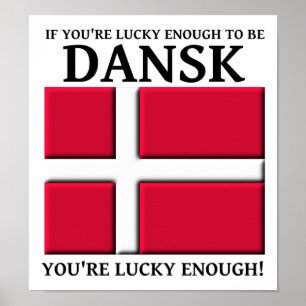 Assez chanceux pour être dans une affiche danoise 