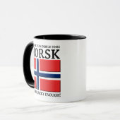 Assez chanceux pour être tasse de Norsk (Devant gauche)