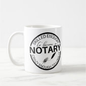 Assez Compétent Pour Devenir Un Notaire Mug (Gauche)