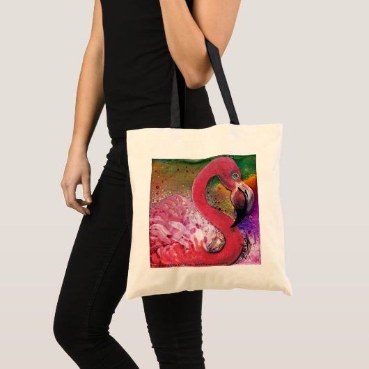 ASSEZ DANS le sac ROSE de flamant la conception (Devant (produit))