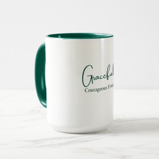 Assez De Mug Gracieusement Courageuse (Devant gauche)