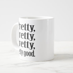 Assez, joli, assez, tasse enorme assez bonne