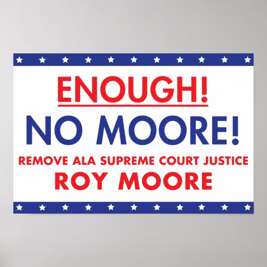 Assez ! Pas Moore ! Affiche (Devant)