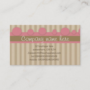 assez rose : : carte de visite