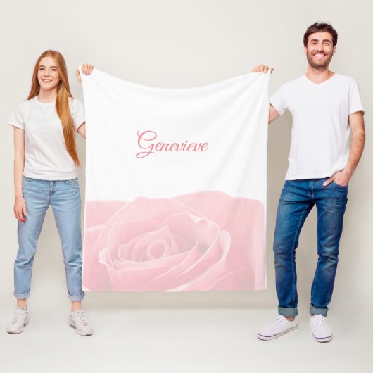 Assez rose de rose personnalisé avec la couverture (En situation)