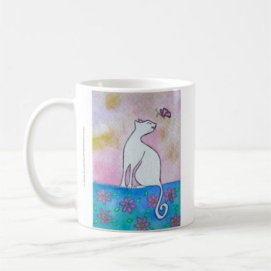 Assez, tasse d'art d'aquarelle (Gauche)