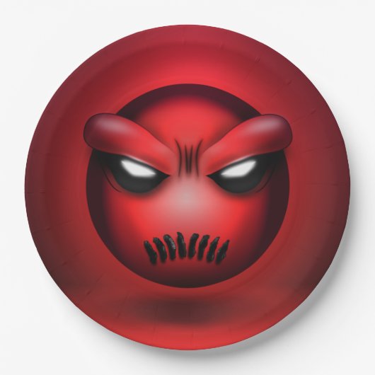 Assieten in Carton Mutemoji Papieren Bordje (Voorkant)