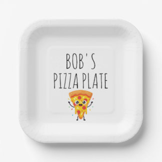 Assiette à pizza personnalisée