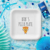 Assiette à pizza personnalisée (Fête)