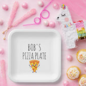Assiette à pizza personnalisée (Fête)