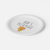 Assiette à pizza personnalisée (Angle)