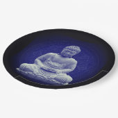 Assiette Bénédiction Bouddha médecine Alimentation (Angle)