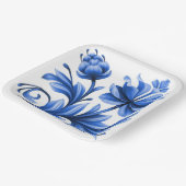 Assiette carré en carton de 22,86 cm (Angulaire)