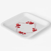 Assiette carré en carton de 22,86 cm (Angulaire)