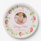 Assiette d'anniversaire Berry Sweet (Devant)