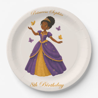 Assiette d'anniversaire de princesse royale
