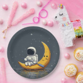 Assiette d'anniversaire Espace Hors de ce Monde (Fête)