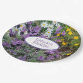 Assiette d'anniversaire Fleur de Lavande et Margue (Angle)