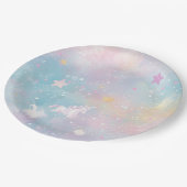 Assiette d'anniversaire licorne (Angle)