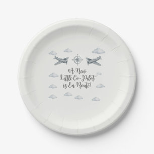 Assiette de Baby Shower de l'Armée de l'Air Petit