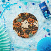 Assiette de biscuits et de bonbons fantômes citrou (Fête)
