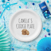 Assiette de cookies personnalisée (Fête)