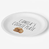 Assiette de cookies personnalisée (Angle)