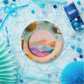 Assiette de design inspirant et colorée (Fête)