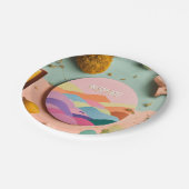 Assiette de design inspirant et colorée (Angle)