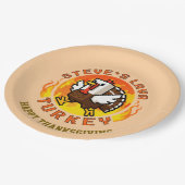 Assiette de dinde de lave de Thanksgiving Steve (Angle)