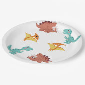 assiette de dinosaure parfaite pour les enfants an (Angle)