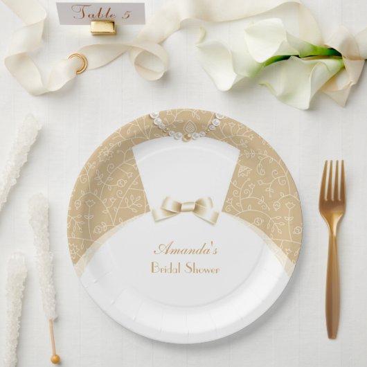 Assiette de douche de mariée (Mariage)