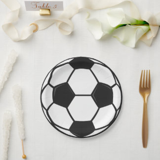 Assiette de fête Ballon de Football | Anniversaire