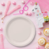 Assiette de fête classique d'une seule couleur (Fête)