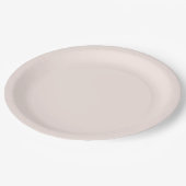Assiette de fête classique d'une seule couleur (Angle)