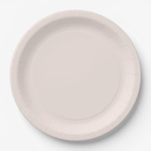 Assiette de fête classique d'une seule couleur