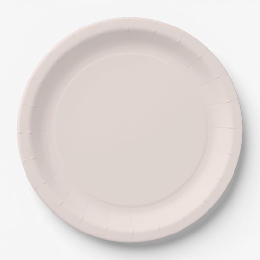 Assiette de fête classique d'une seule couleur (Devant)