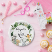 Assiette de fête d'anniversaire des animaux de Saf (Fête)